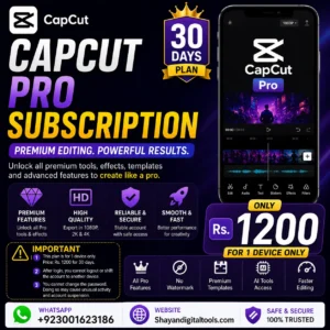 CapCut Pro Subscription