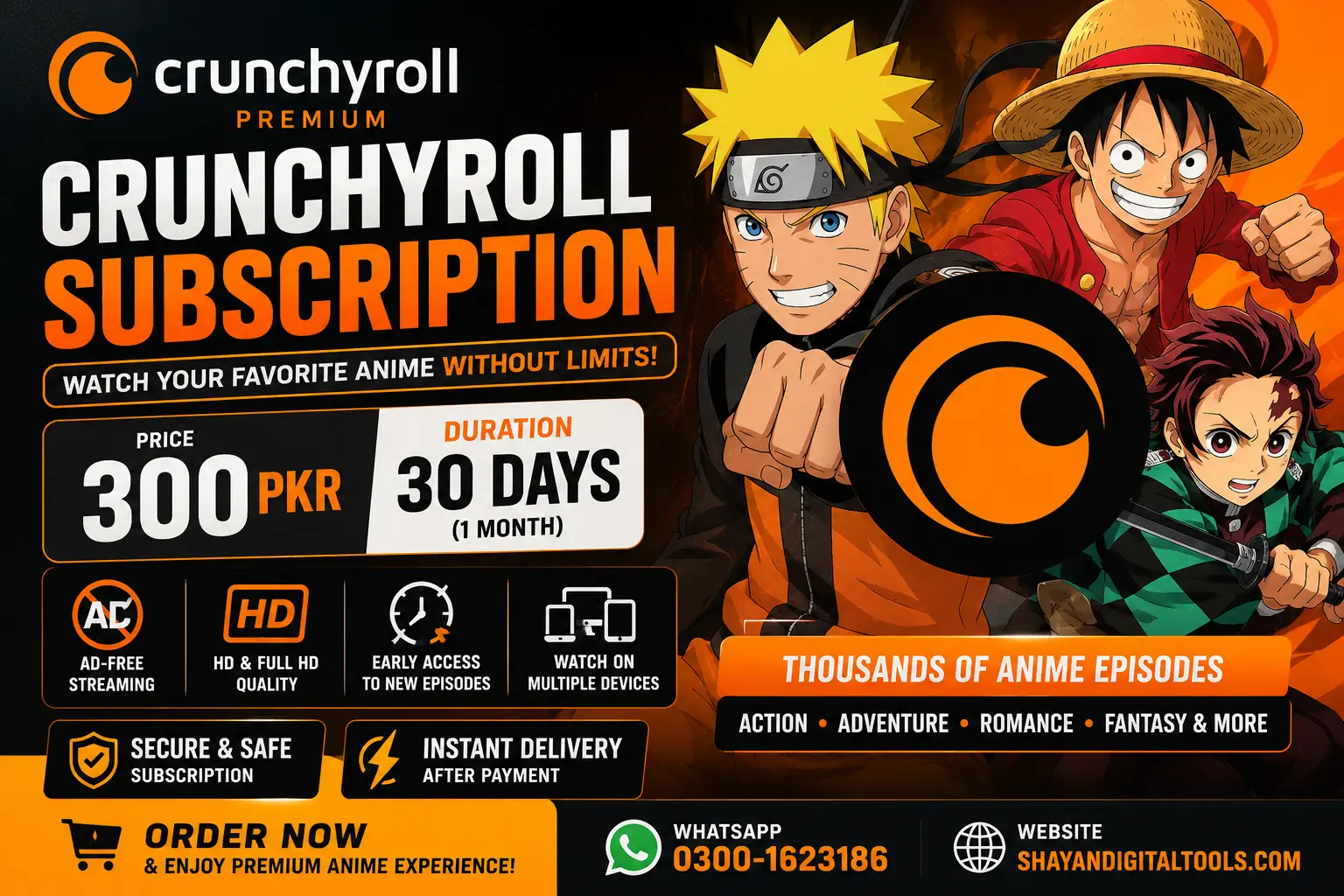 Crunchyroll Subscription