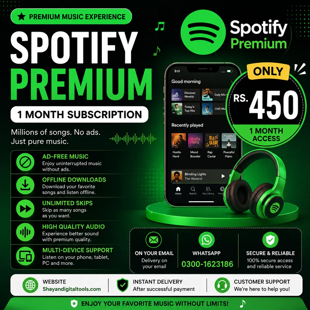 Spotify Premium Pakistan