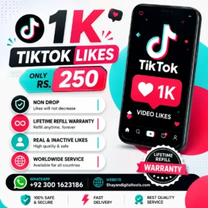 1K TikTok Video Likes