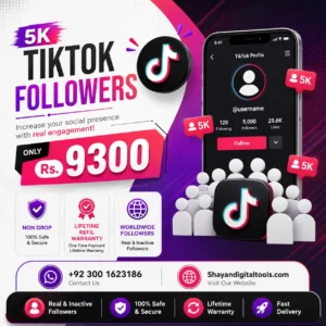 5K TikTok Followers