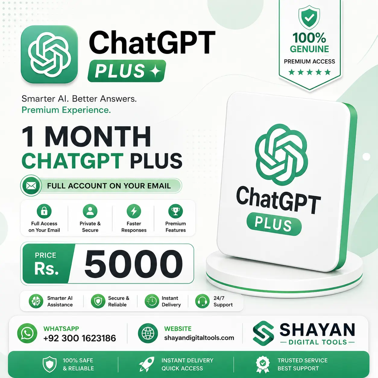 ChatGPT Plus on Your Email – Private & Secure Activation - Image 2