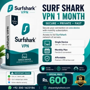 Surf Shark VPN 1 Month